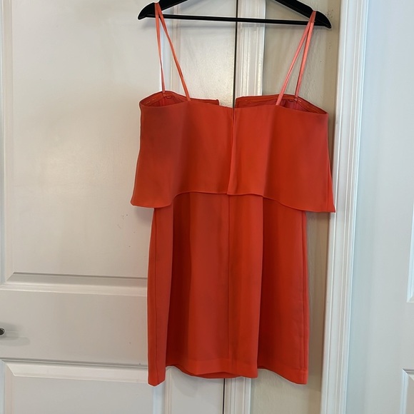BCBG Maxazria Kate Coral Mini Dress , Size: 12 - Picture 12 of 17
